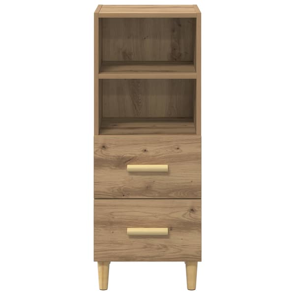 vidaXL Serviesskap artisan eik 34 x 34,5 x 90 cm Konstruert tre