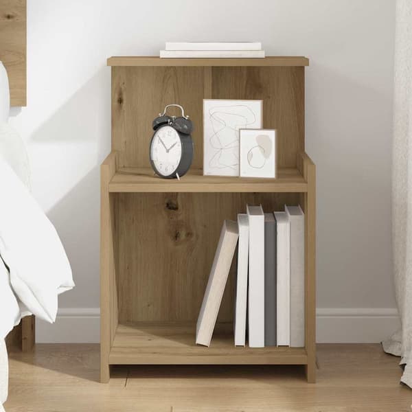 vidaXL Nattbordskap Artisan Eik 40 x 35 x 60 cm Konstruert tre