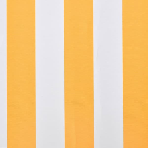 vidaXL Markisduk orange & vit 4,5x3 m