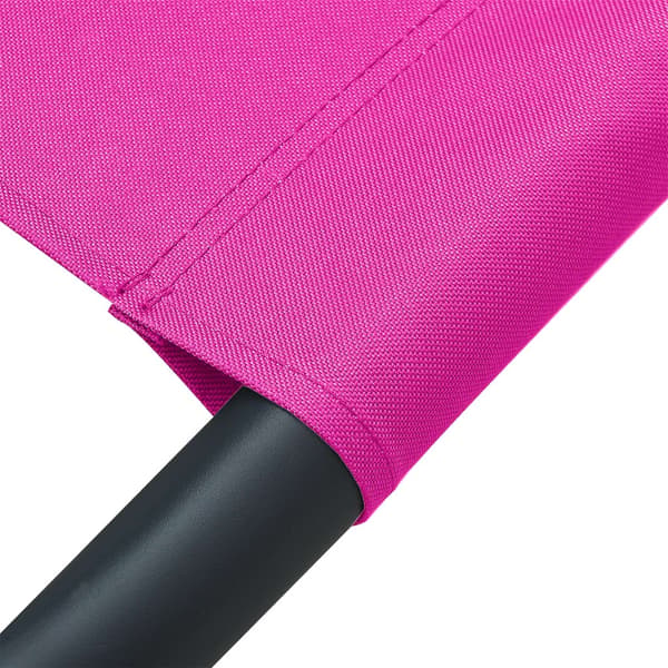 vidaXL Solsäng tyg rosa
