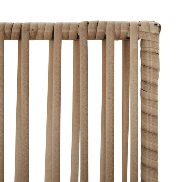 vidaXL Romdeler 5 paneler beige polyrotting