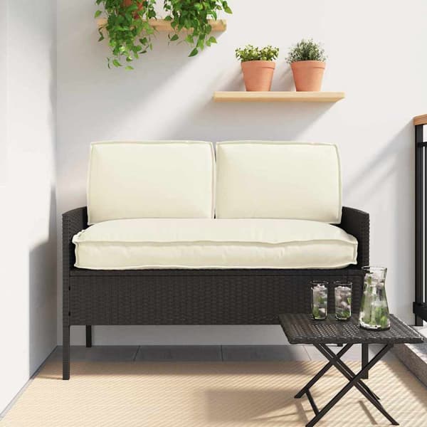 vidaXL Kuddsats 3 pcs Kräm Oxford Tyg