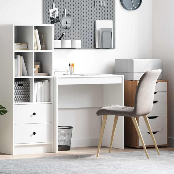 vidaXL Skrivebord Hvit 80 x 40 x 76 cm