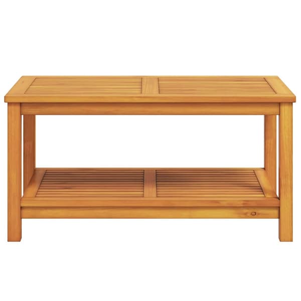 vidaXL Sidetabell Brun 90 x 50 x 45 cm Solid akasietre