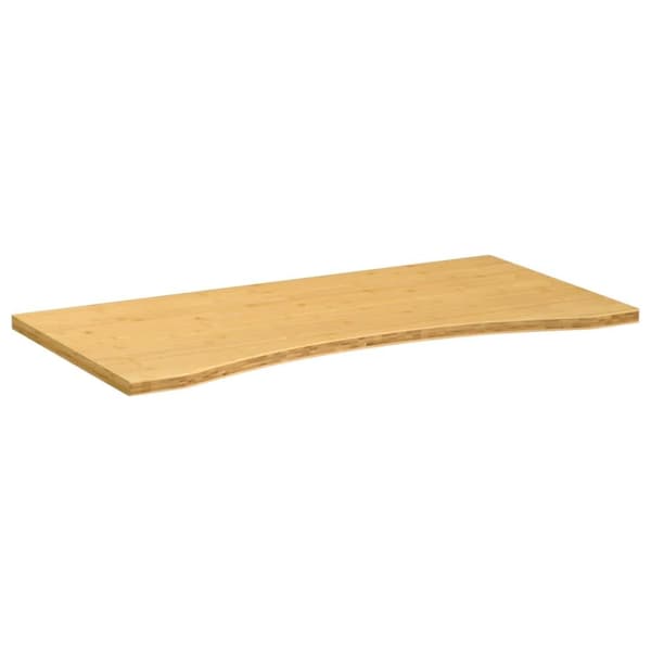 vidaXL Bordsskiva 110x55x2,5 cm bambu
