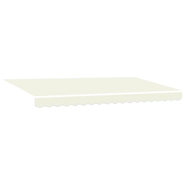 vidaXL Reserveduk til markise Krem 4 x 2 m Polyester