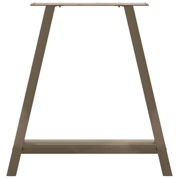 vidaXL Soffbordsben A-formade 2 st 80x(72-73) cm stål