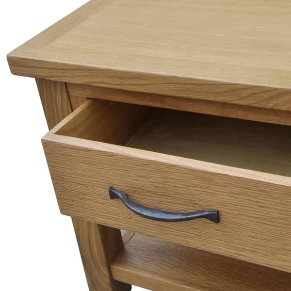 vidaXL Soffbord 88x53x45 cm massiv ek