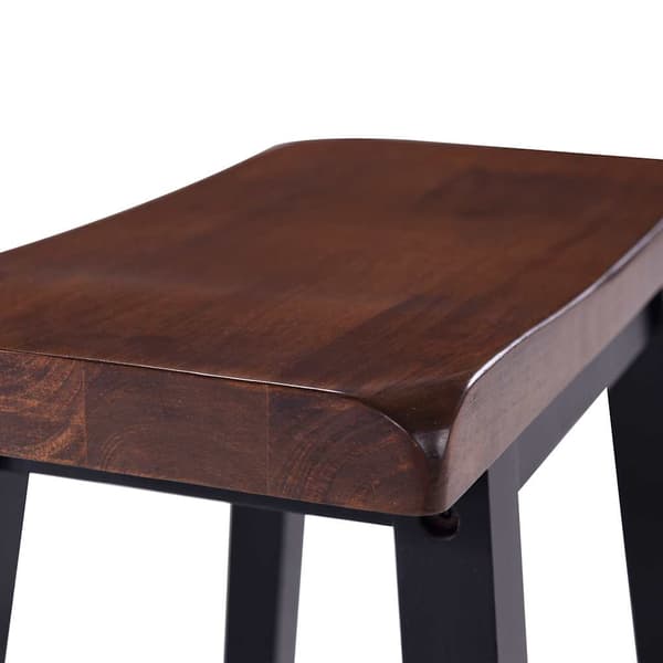 vidaXL Barsett i 3 deler MDF svart