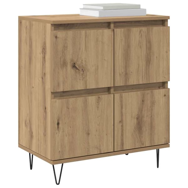 vidaXL Serviesskap Artisan Eik 60 x 35 x 70 cm
