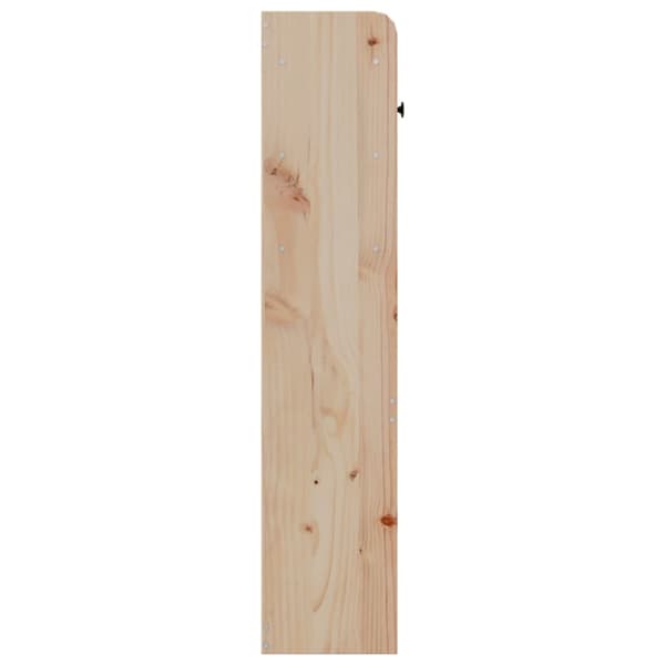 vidaXL Hodegavl med oppbevaring 75 cm heltre furu
