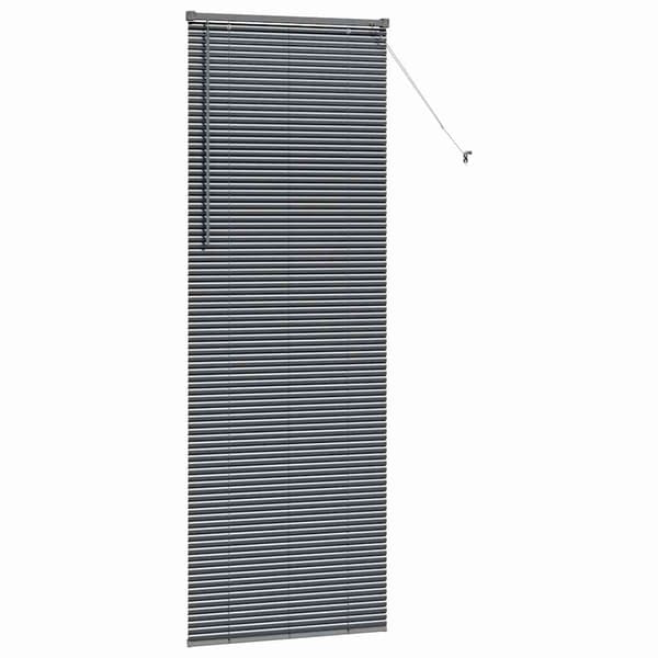 vidaXL Persienner Mörkgrå 220 x 70 cm Aluminium