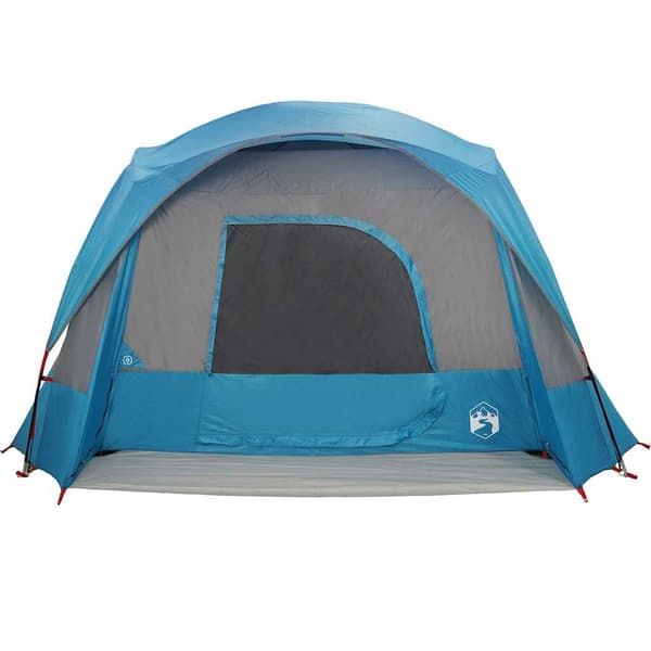 vidaXL Campingtelt 6 personer blå vanntett