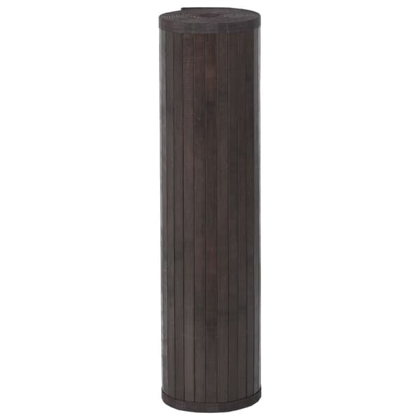 vidaXL Matta rektangulär mörkbrun 60x100 cm bambu