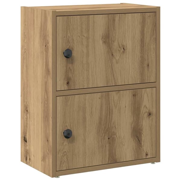vidaXL Bokhylle artisan eik 40x24x52 cm konstruert tre