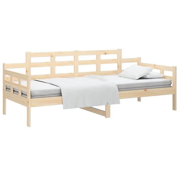 vidaXL Dagbädd massiv furu 90x190 cm