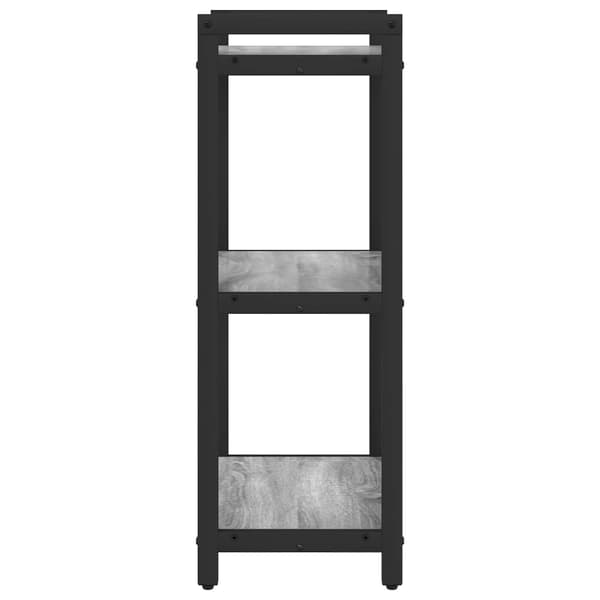 vidaXL Hyllsystem Grå sonoma 40 x 30 x 85 cm Konstruerat trä