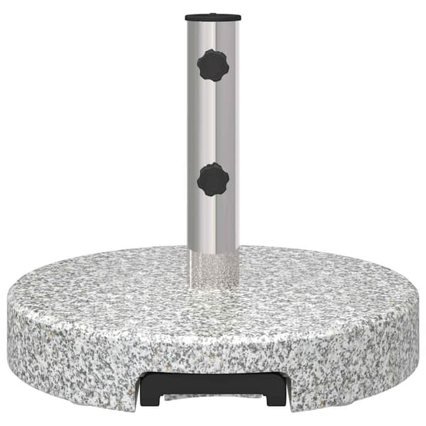vidaXL Parasollfot Grå Ø 45 x 37,5 cm Granit