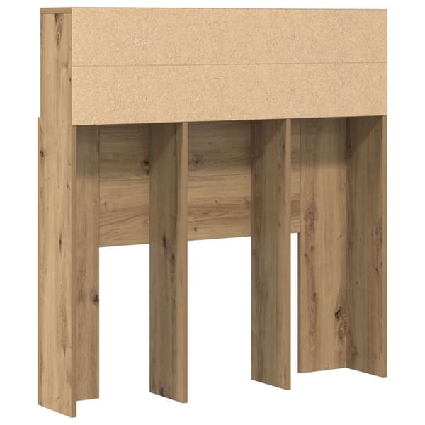 vidaXL Hodegavlskap Artisan Eik 100 x 19 x 103,5 cm Konstruert tre