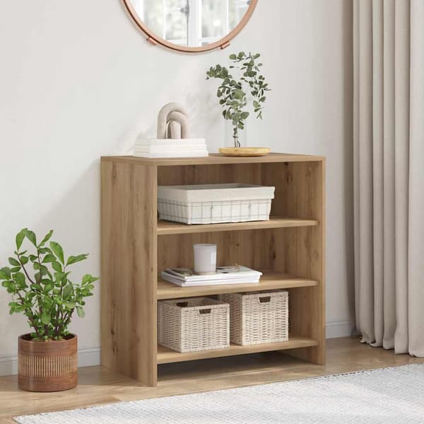 vidaXL Serviesskap Brun 70 x 41 x 75 cm Konstruert tre