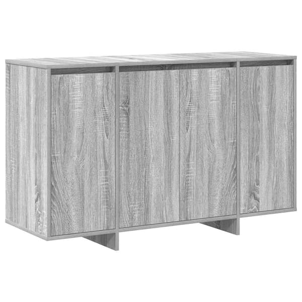 vidaXL Sideboard Grå sonoma 120 x 41 x 75 cm Konstruerat trä
