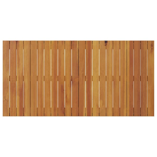 vidaXL Spisebord Brun 110 x 55 x 61,5 cm Solid akasietre