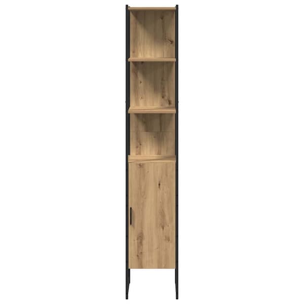 vidaXL Baderomsinnredningssett 3 pcs Artisan Eik Konstruert tre