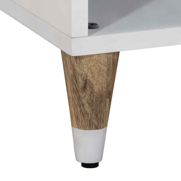 vidaXL TV-benk 80x31,5x46 cm heltre mango
