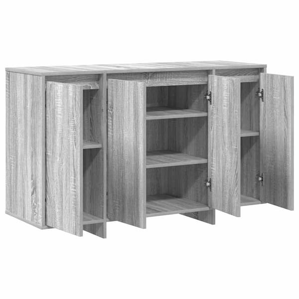 vidaXL Sideboard Grå sonoma 120 x 41 x 75 cm Konstruerat trä