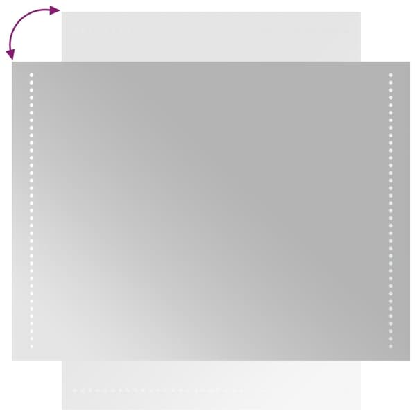 vidaXL Baderomsspeil med LED 60x80 cm