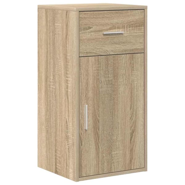 vidaXL Serviesskap Sonoma eik 38 x 34.5 x 75 cm Konstruert tre