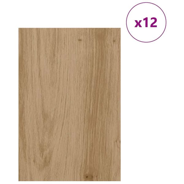 vidaXL Dekorpaneler 12 pcs Artisan Eik 40 x 60 x 0.27 cm