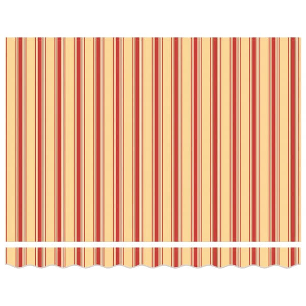 vidaXL Innvendbar Markise 300 x 250 cm gul og oransje