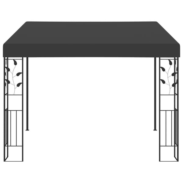 vidaXL Väggmonterad paviljong 3x3x2,5 m antracit