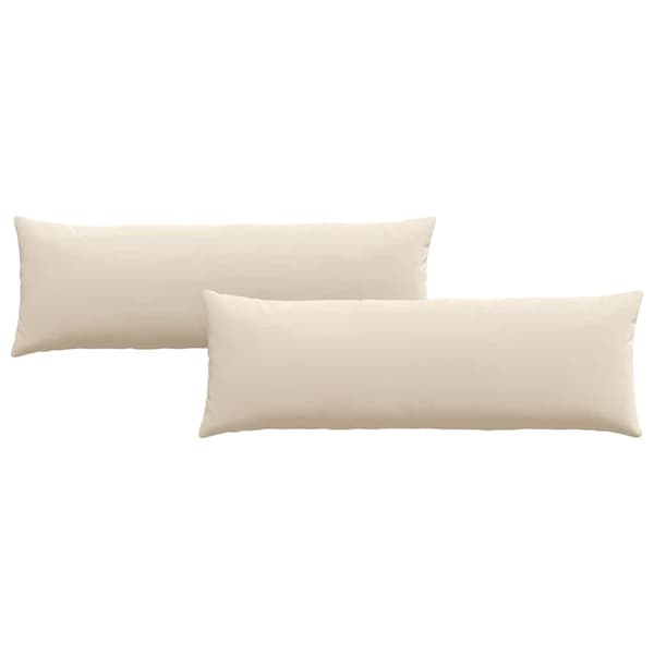 vidaXL Soffkuddar 2 st Beige 120 x 40 cm tyg