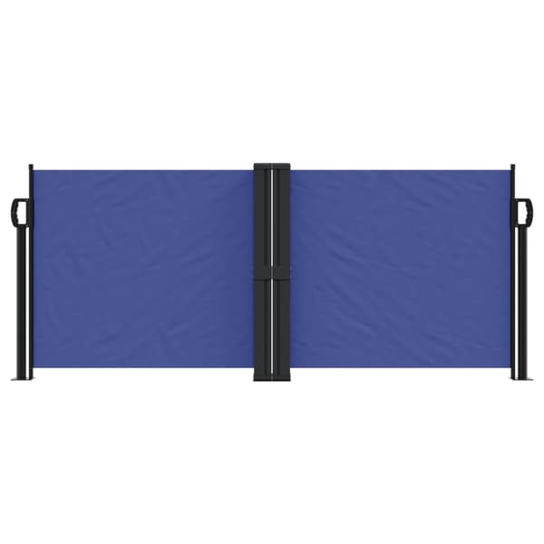 vidaXL Uttrekkbar sidemarkise 100x1000 cm blå