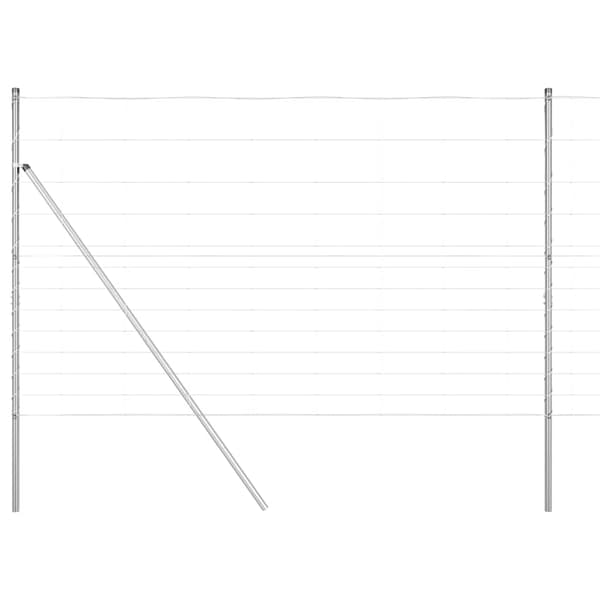 vidaXL Gjerdepåle Galvanisert 50 x 1,5 m Stål
