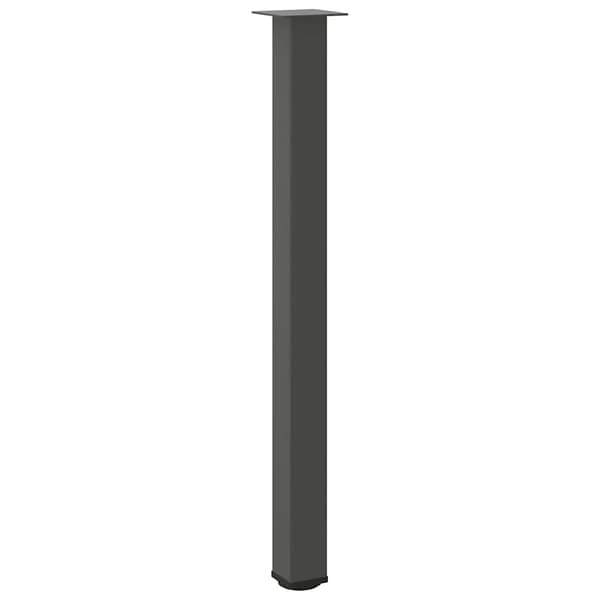 vidaXL Soffbordsben 4 st antracit 110-112 cm stål