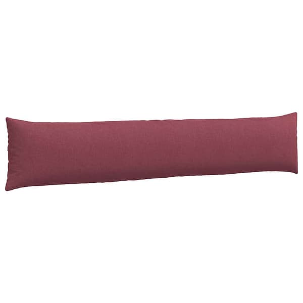 vidaXL Soffkuddar 2 st Vinröd 200 x 40 cm tyg