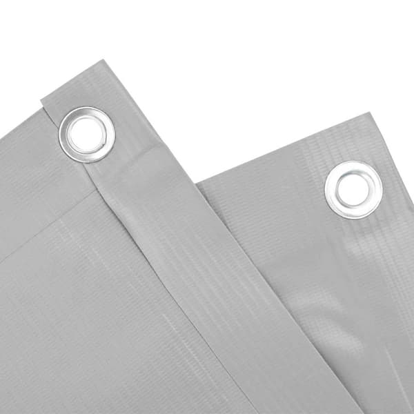 vidaXL Insynsskydd för balkong grå 600x120 cm PVC