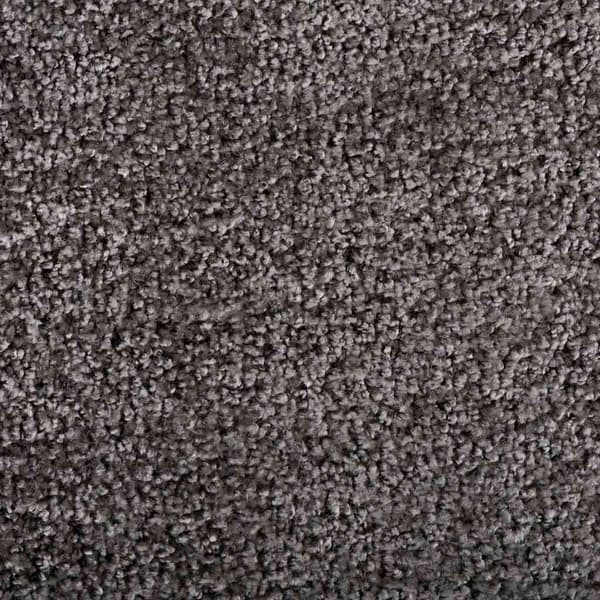 vidaXL Dørmatte Lysegrå 60 x 40 x 1.2 cm Teddy-stoff