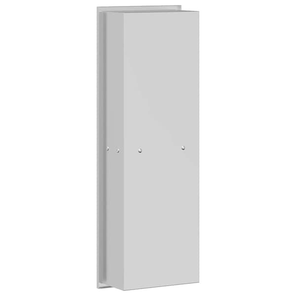vidaXL Dusjniche sølv 60 x 20 x 9.5 cm Rustfritt Stål