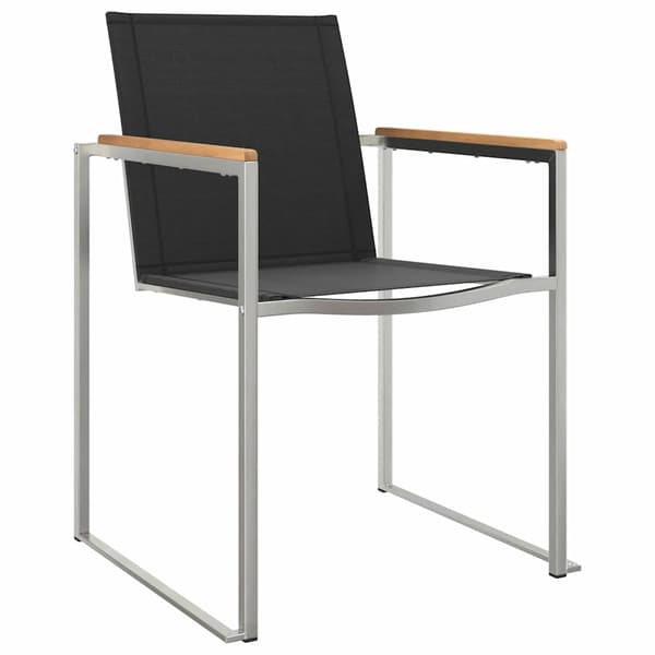 vidaXL Trädgårdsmöbelset 7 pcs Brun Massivt teakträ