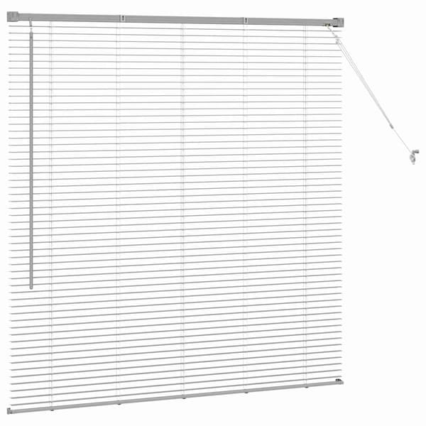 vidaXL Persienner Silver 130 x 135 cm Aluminium