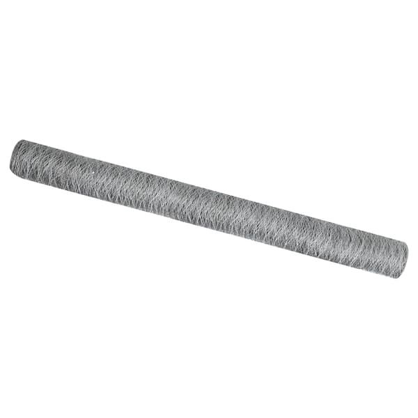 vidaXL Hexagonstängsel Silver 1,6 x 25 m Galvaniserat stål