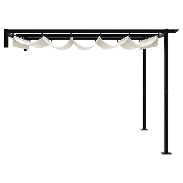 vidaXL Paviljong Kräm 300 x 300 x 200 cm Polyester