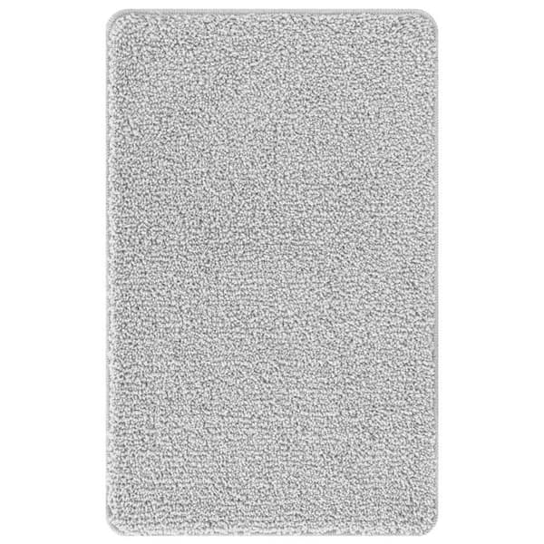 vidaXL Badmatta Grå 50 x 80 cm Polypropylen