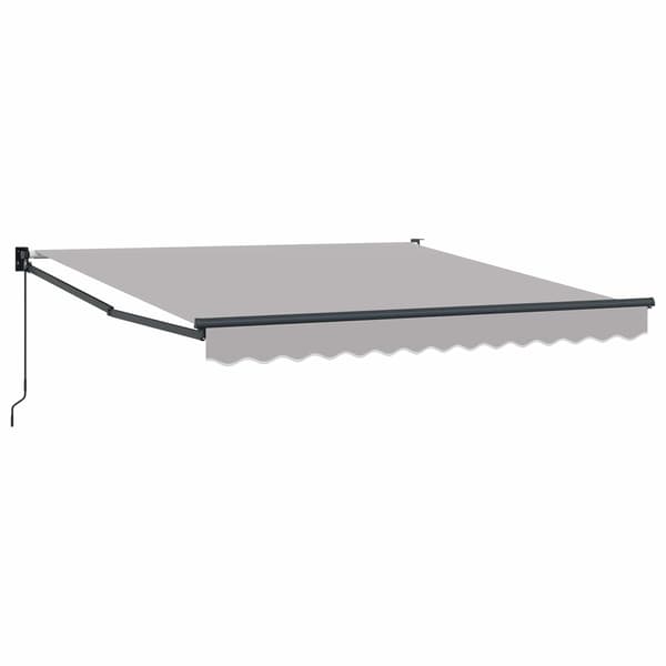 vidaXL Markise Lysegrå 300 x 250 cm Polyester