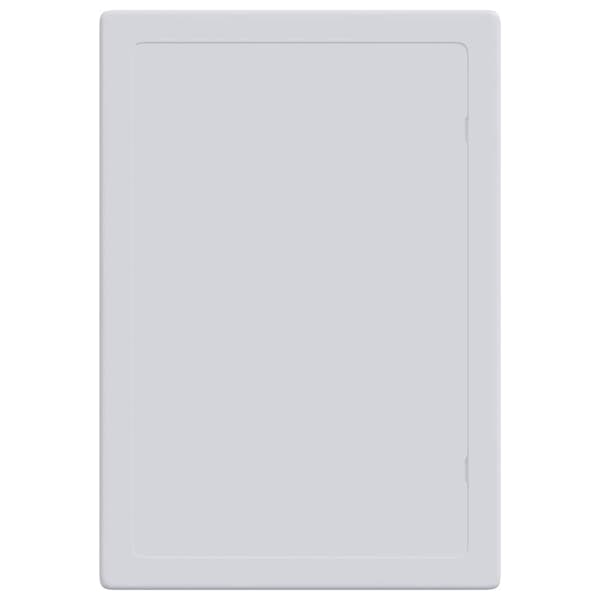 vidaXL Åtkomstpaneler 2 pcs Vit 15 x 23 cm ABS Plast
