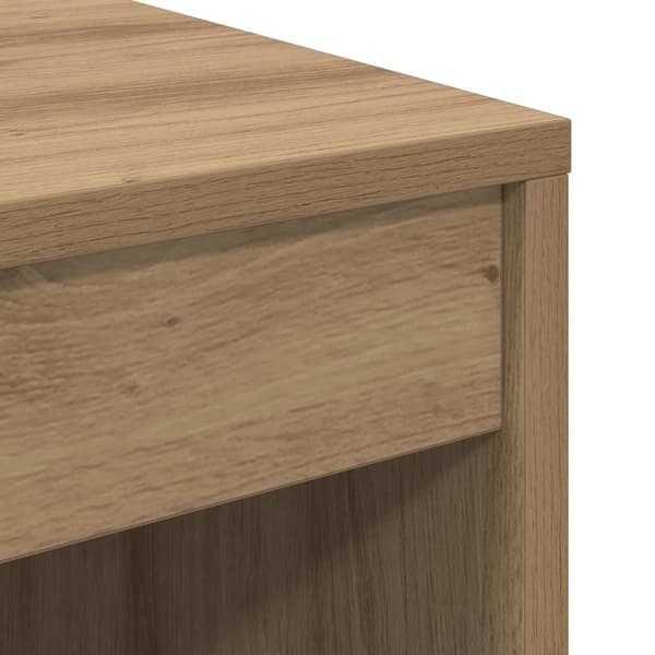 vidaXL Skrivebord Artisan Eik 60 x 50 x 76 cm